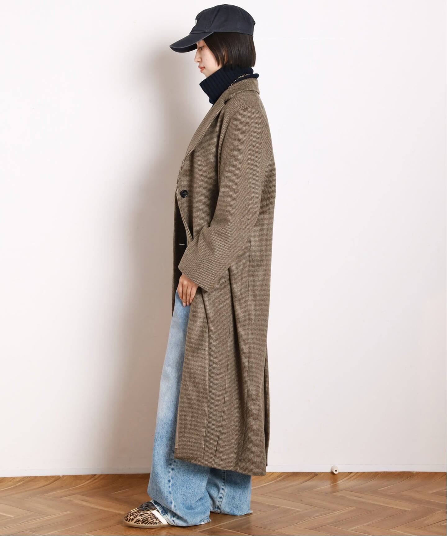 シャギーチェックチェスターコート（チェスターコート）｜AP STUDIO