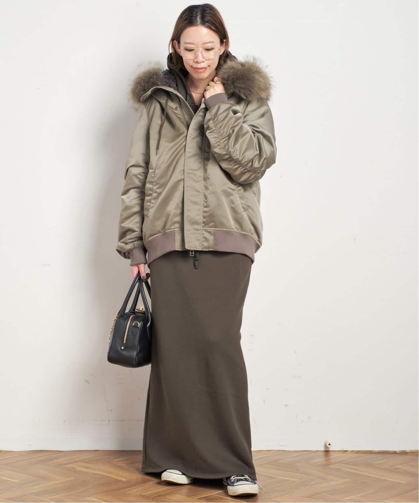 ジャケット・アウター B1103 VERYコラボ】ストレッチトリプルクロス ノーカラージャケット