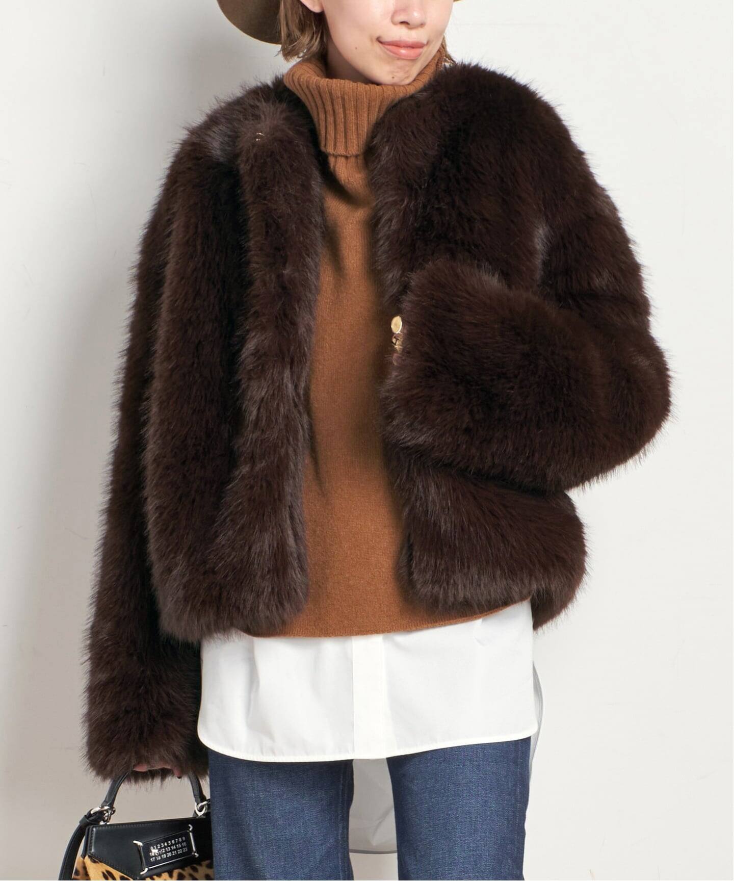 Anna ファージャケット（その他ブルゾン／アウター）｜AP STUDIO