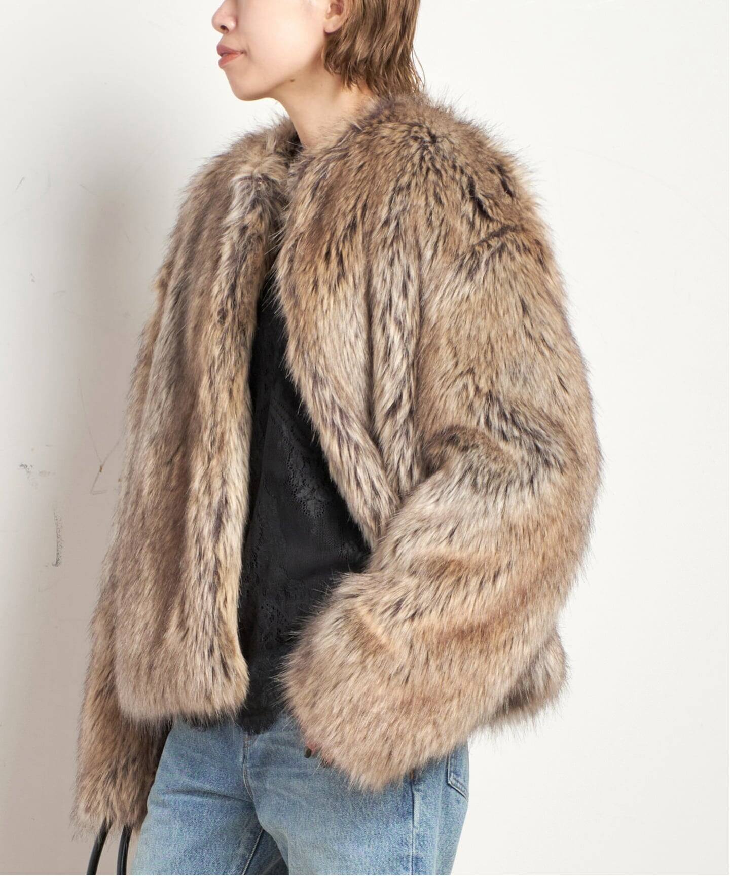 Jane ファージャケット（その他ブルゾン／アウター）｜AP STUDIO