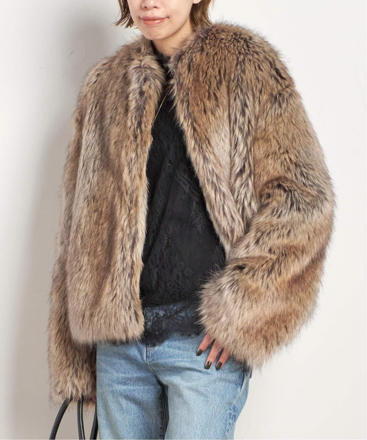 Jane ファージャケット（その他ブルゾン／アウター）｜AP STUDIO