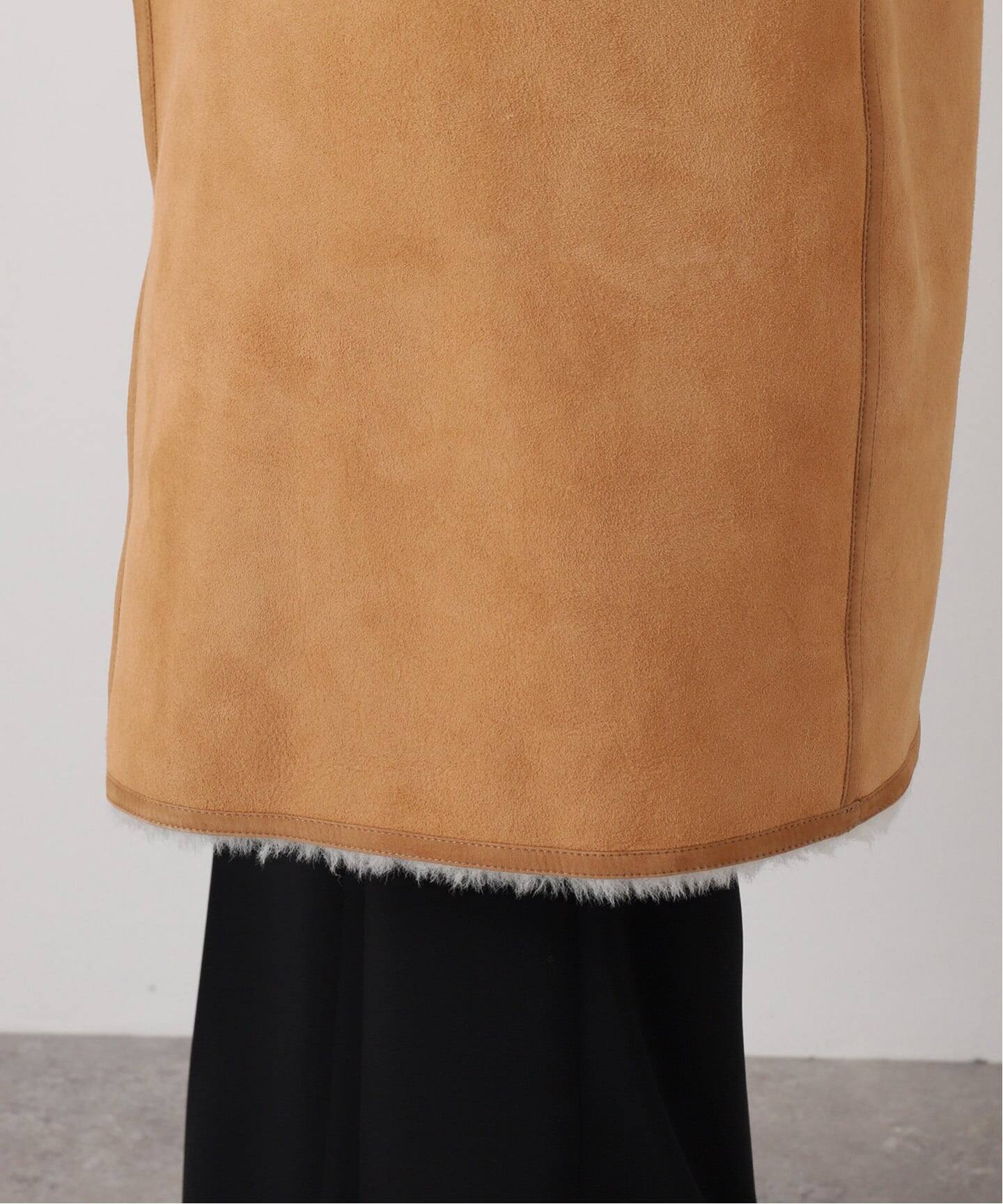 TOTEME/トーテム】DRAPED SHEARLING COAT（ムートンコート）｜AP