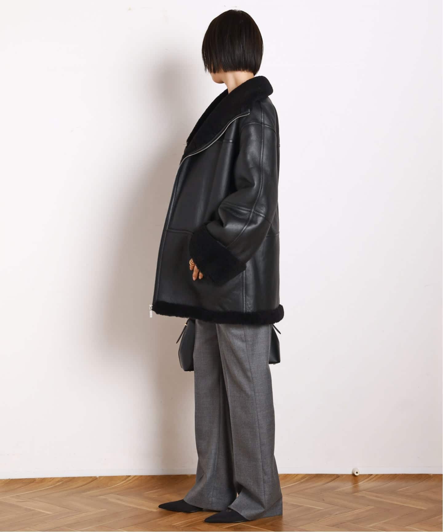 TOTEME/トーテム】SIGNATURE SHEARLING JACKET COAT（ムートンコート
