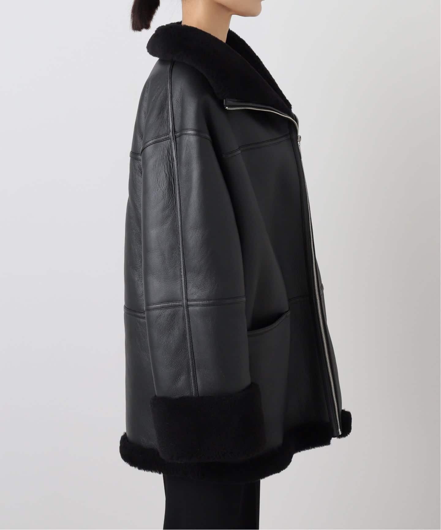 TOTEME/トーテム】SIGNATURE SHEARLING JACKET COAT（ムートンコート