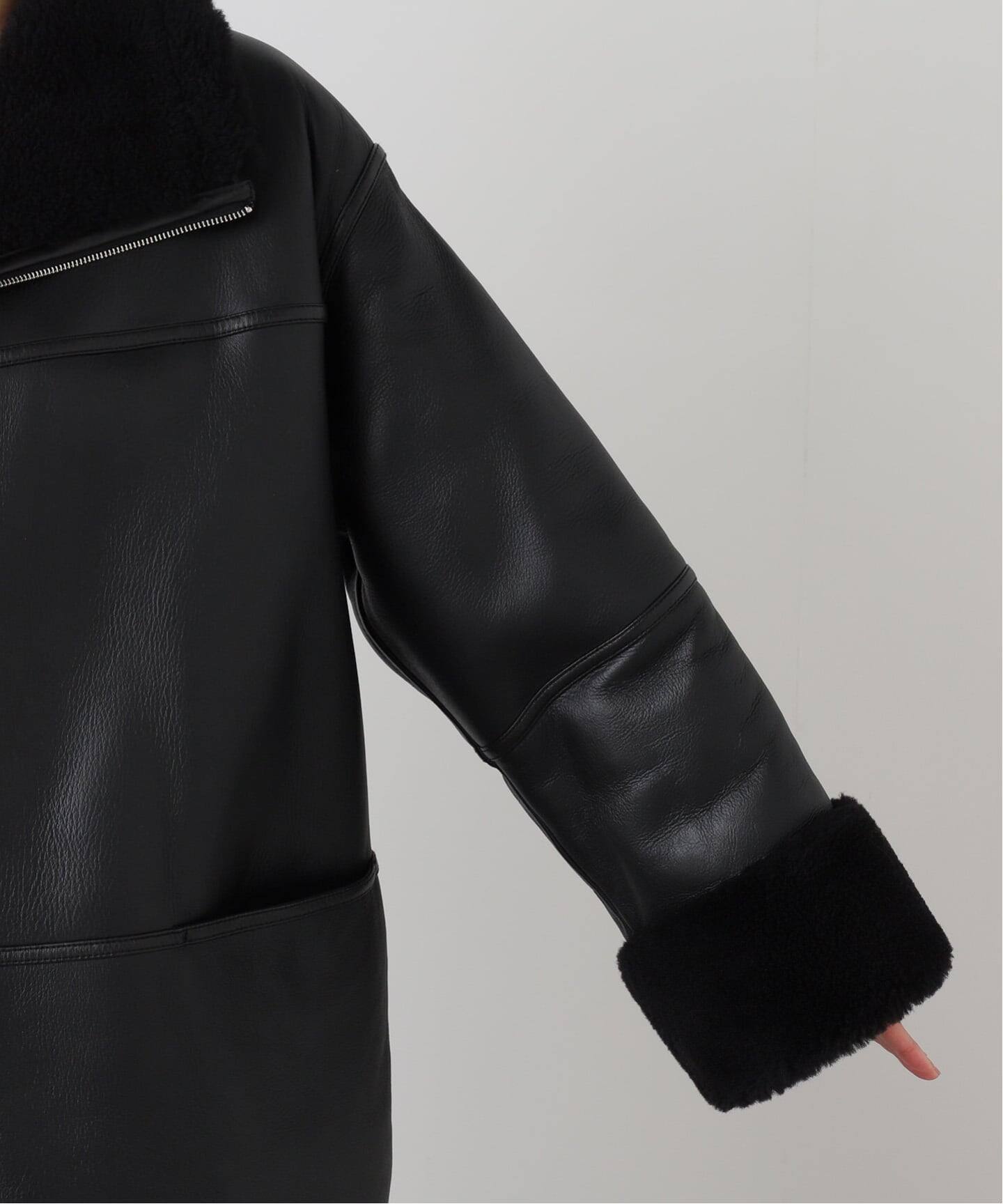 TOTEME/トーテム】SIGNATURE SHEARLING JACKET COAT（ムートンコート