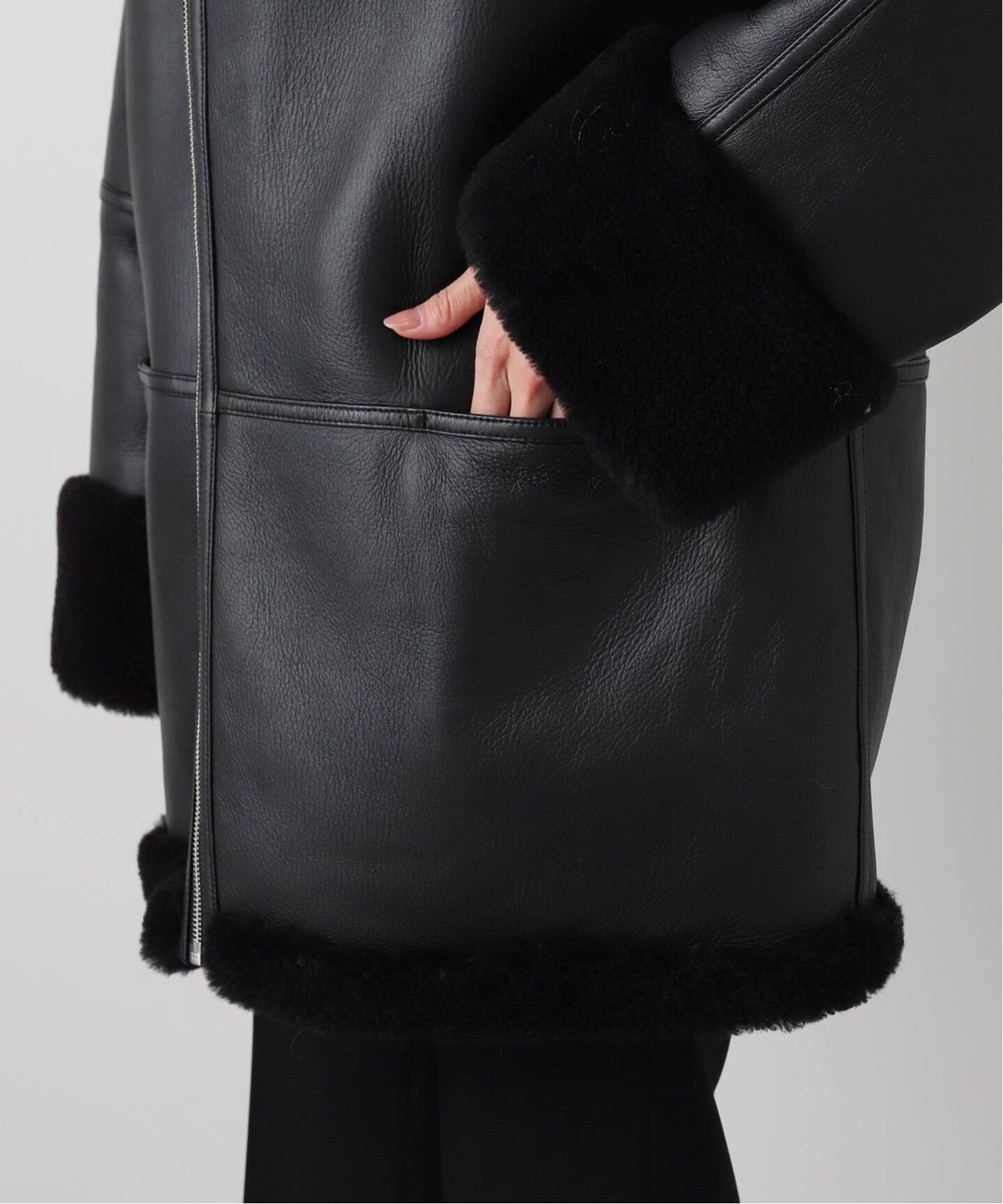TOTEME/トーテム】SIGNATURE SHEARLING JACKET COAT（ムートンコート