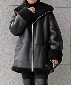 TOTEME/トーテム】SIGNATURE SHEARLING JACKET COAT（ムートンコート 