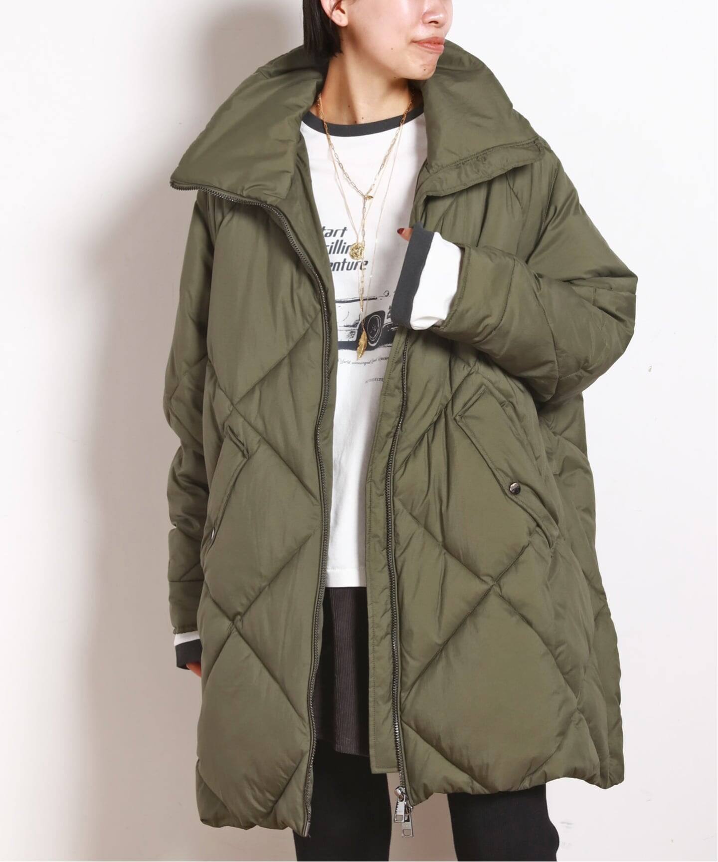 OOF WEAR/オーフウェア】long padding coat（中綿・キルティング）｜AP