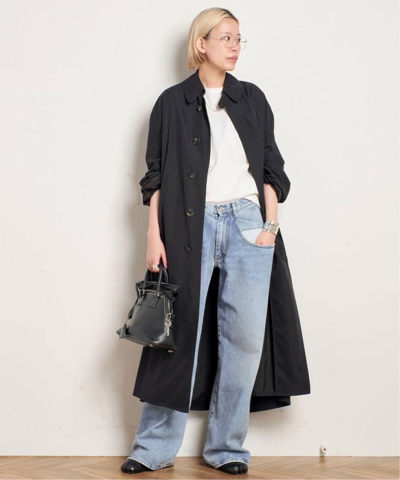 Maison Margiela/メゾン マルジェラ】TRENCH COAT(Black)（トレンチ 