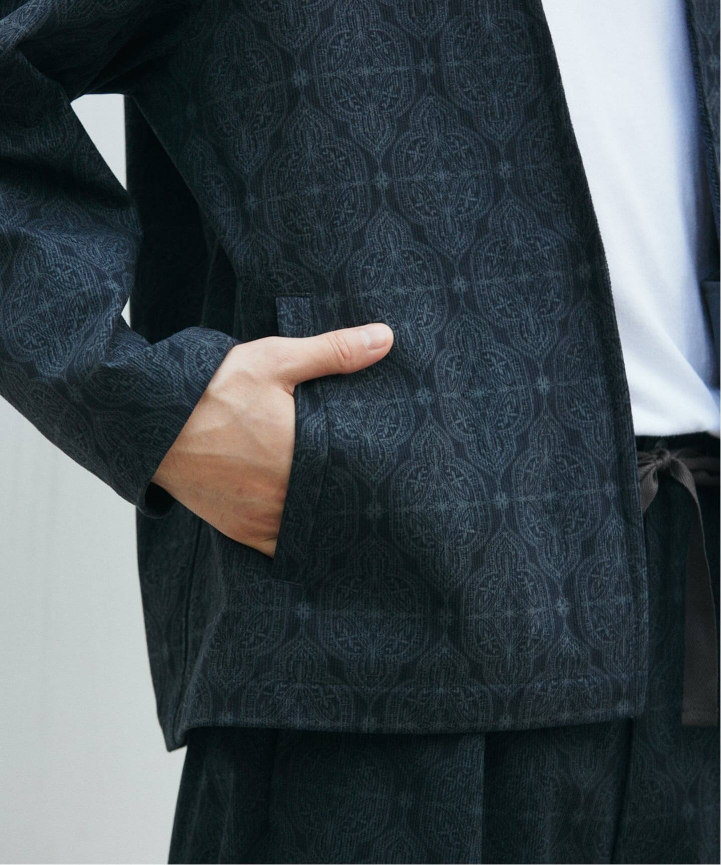 TRICOT CORD カーディガン ジャケット / セットアップ対応（ノーカラー