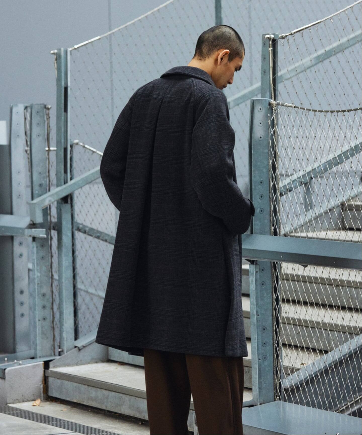 最終値下げ　super140 ウールモッサ オーバー マック コート JOURNAL STANDARD｜スーパー140 ウールモッサ オーバー マック コート