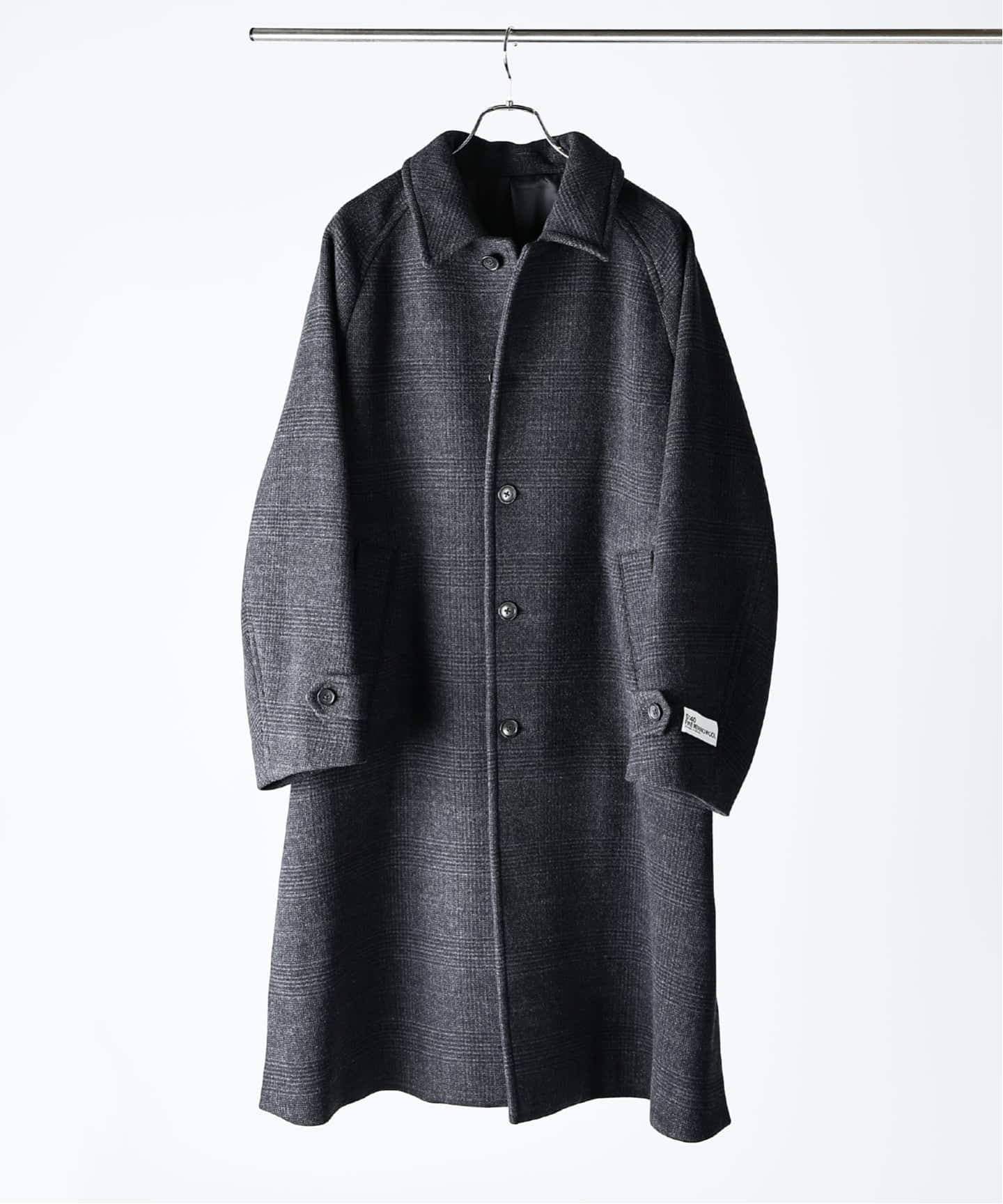 23AW JOURNAL STANDARD S140 ウールモッサオーバーコート 予約》S140 ウールモッサ オーバー マック コート（ステンカラー