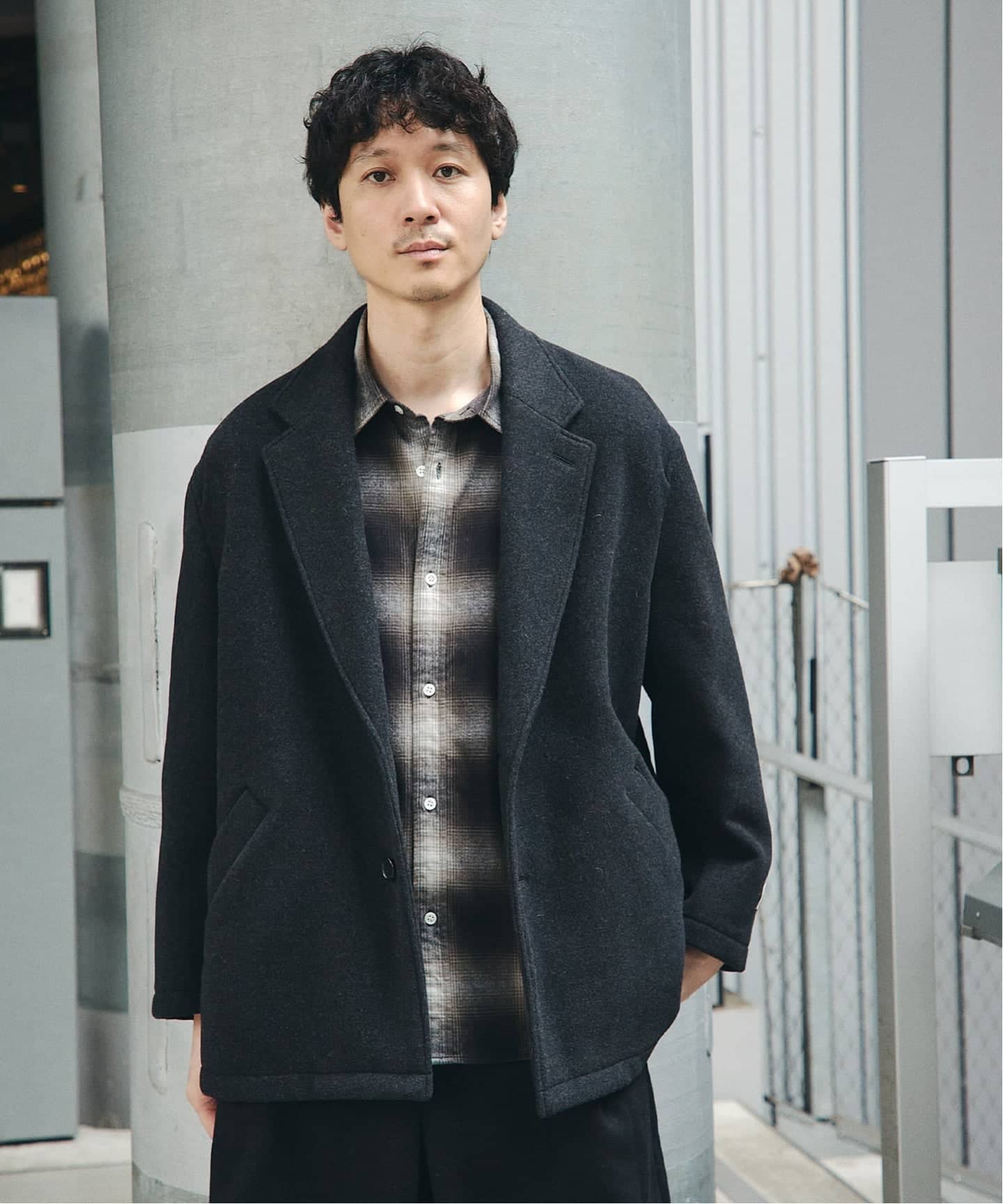 S140 ウール モッサ オーバー ジャケット（その他ブルゾン