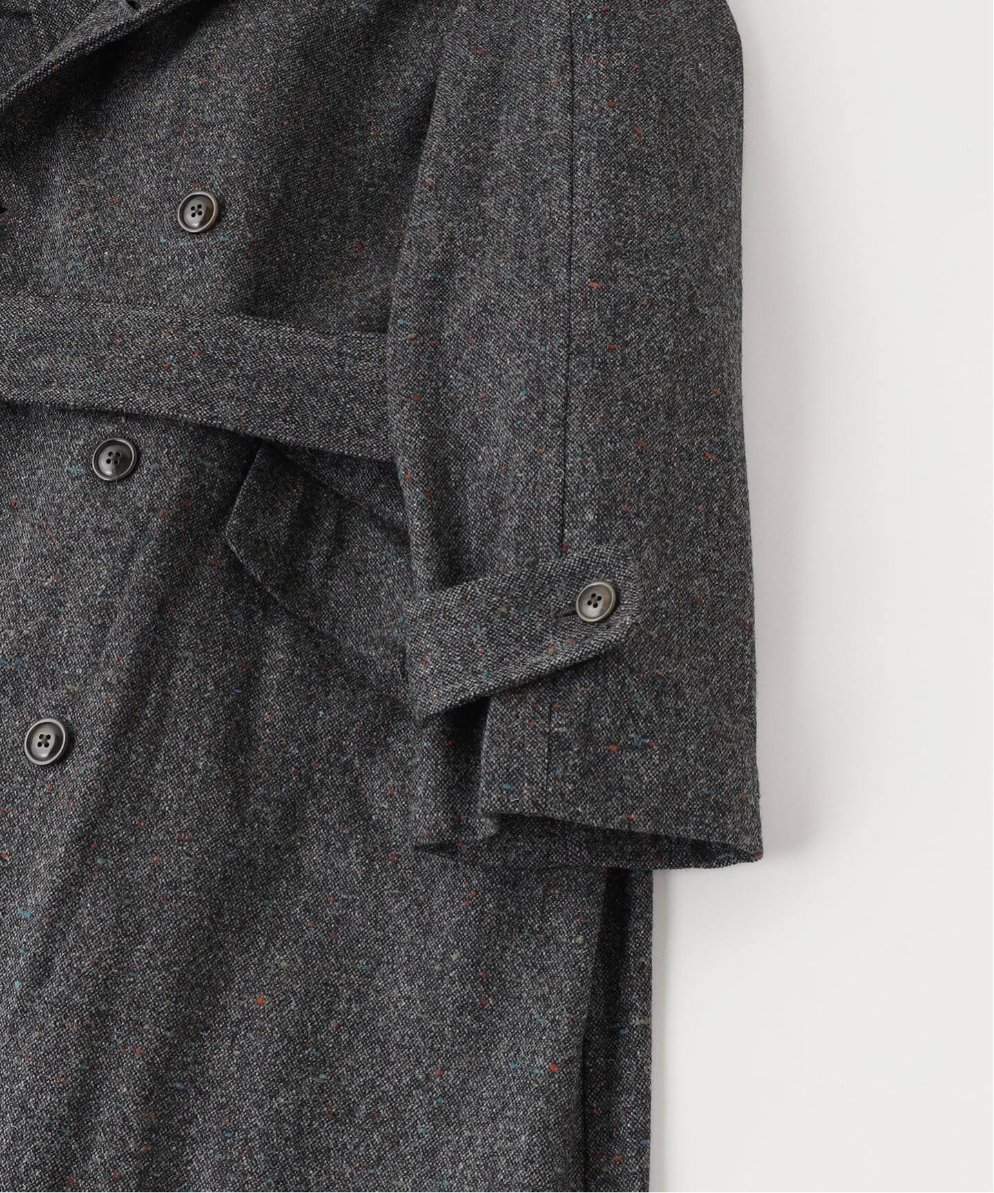 ts(s) / ティーエスエス Color Neps Tweed Trench Coat（ステンカラー