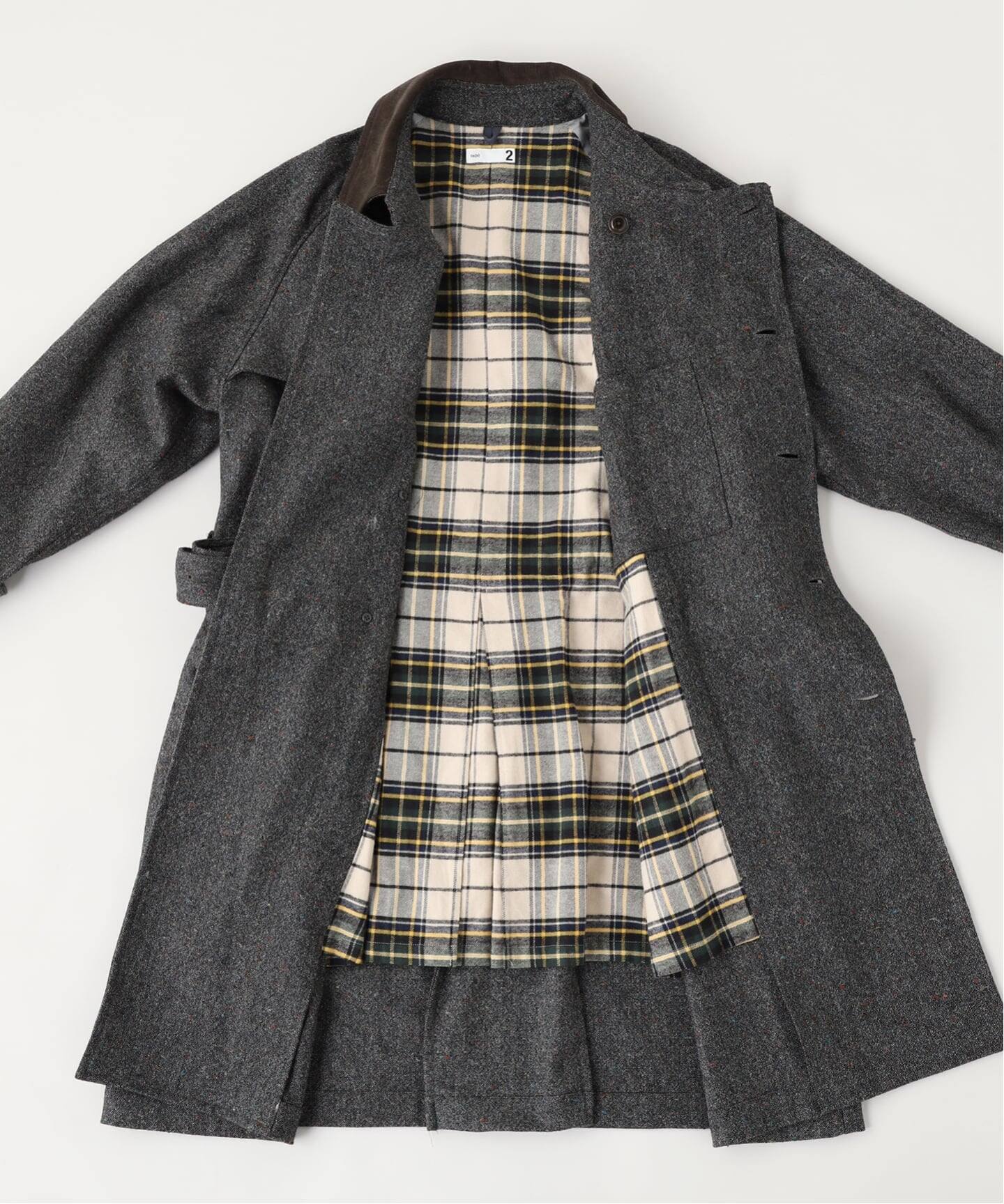 ts(s) / ティーエスエス Color Neps Tweed Trench Coat（ステンカラー