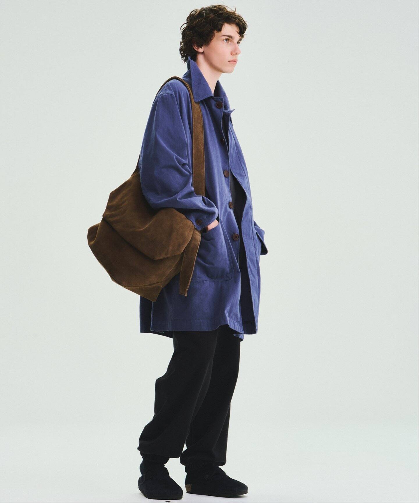 FOLL / フォル】cotton washed journey coat（ステンカラーコート 