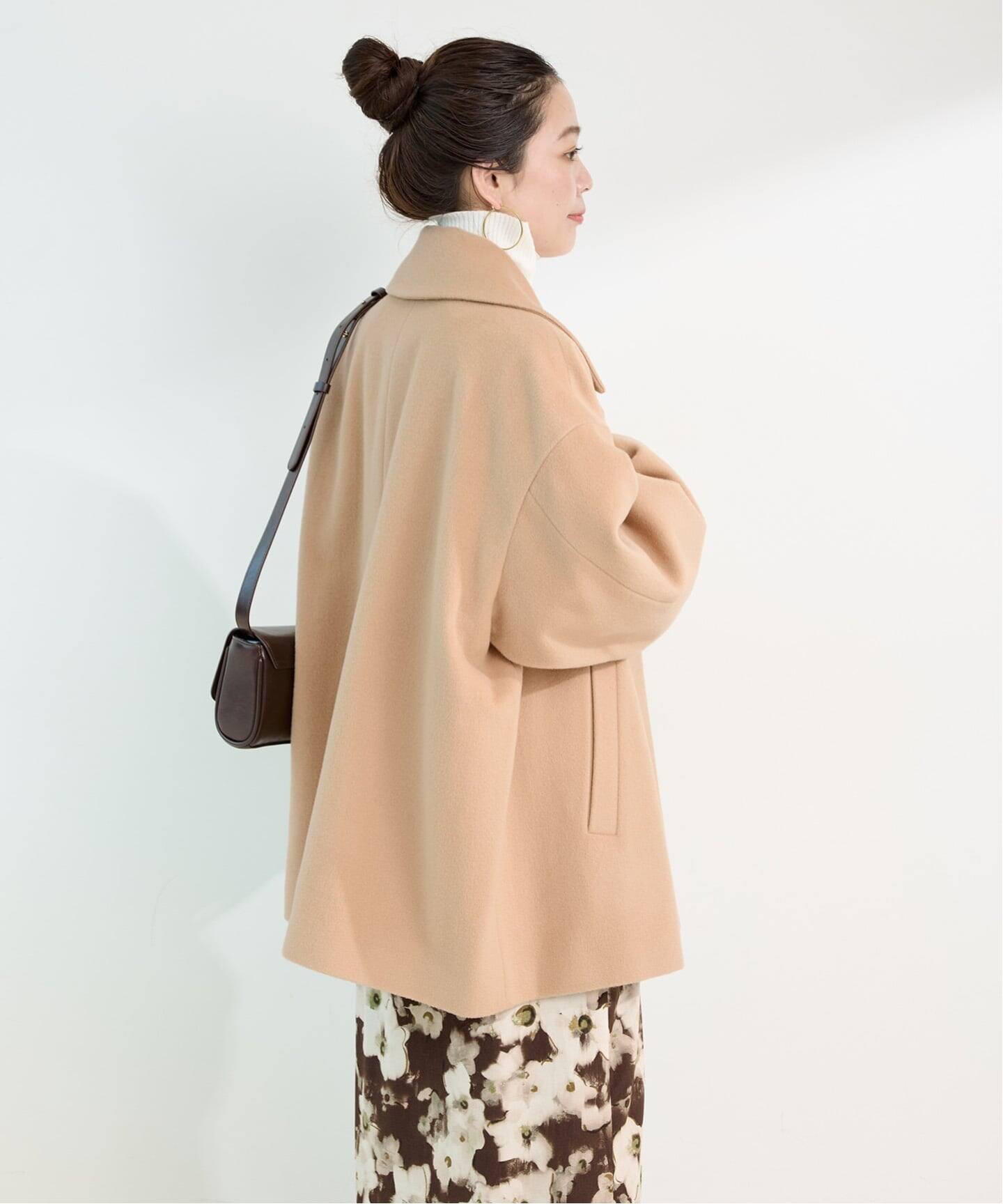 ショートメルトモッサテイラーコクーンミドル（その他ブルゾン