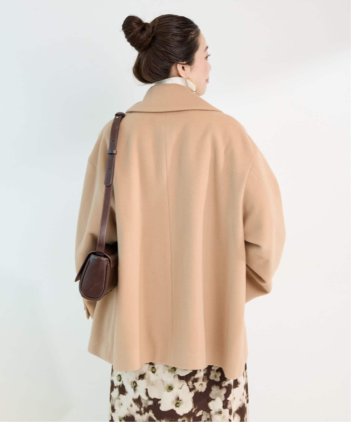 ベーセーストック（B．C STOCK）/ショートメルトモッサテイラーコクーンミドル ショートメルトモッサテイラーコクーンミドル（その他ブルゾン