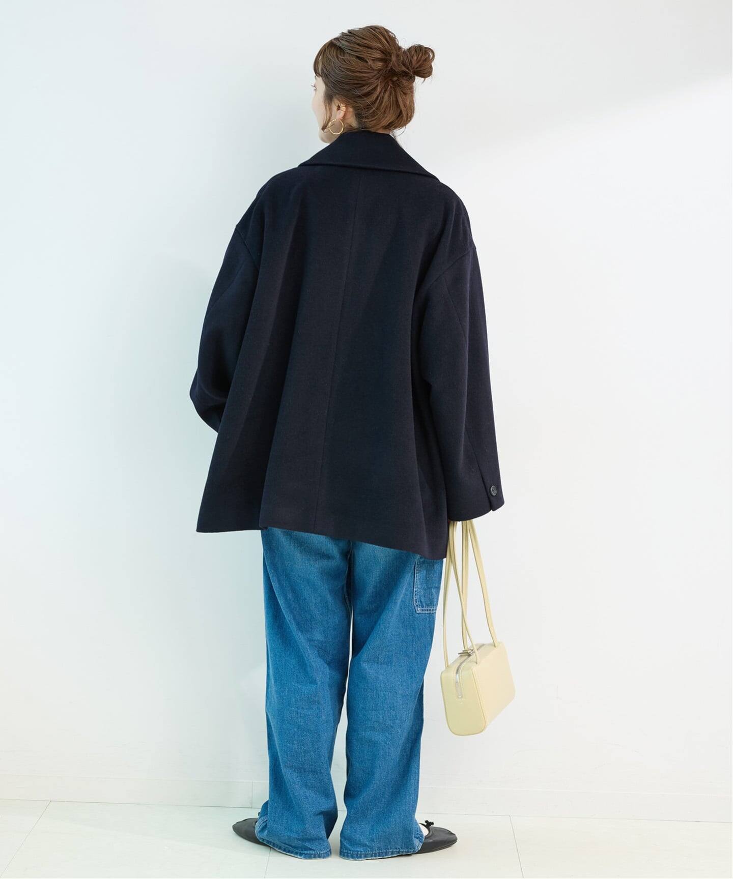 ショートメルトモッサテイラーコクーンミドル（その他ブルゾン