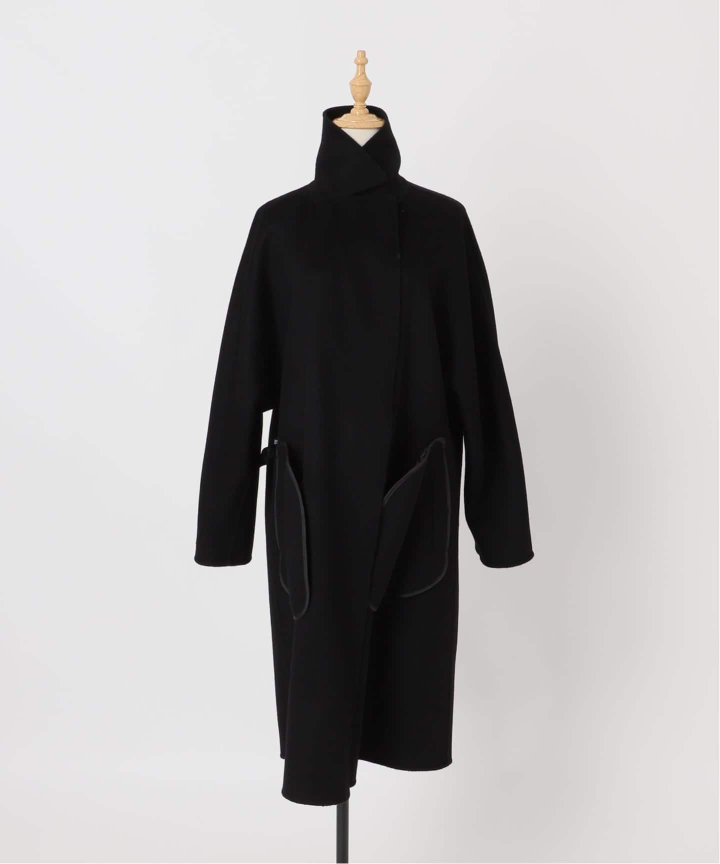 B.C STOCK ウールコート ウールリバーミドル丈コート（ステンカラーコート）｜B.C STOCK（ベー