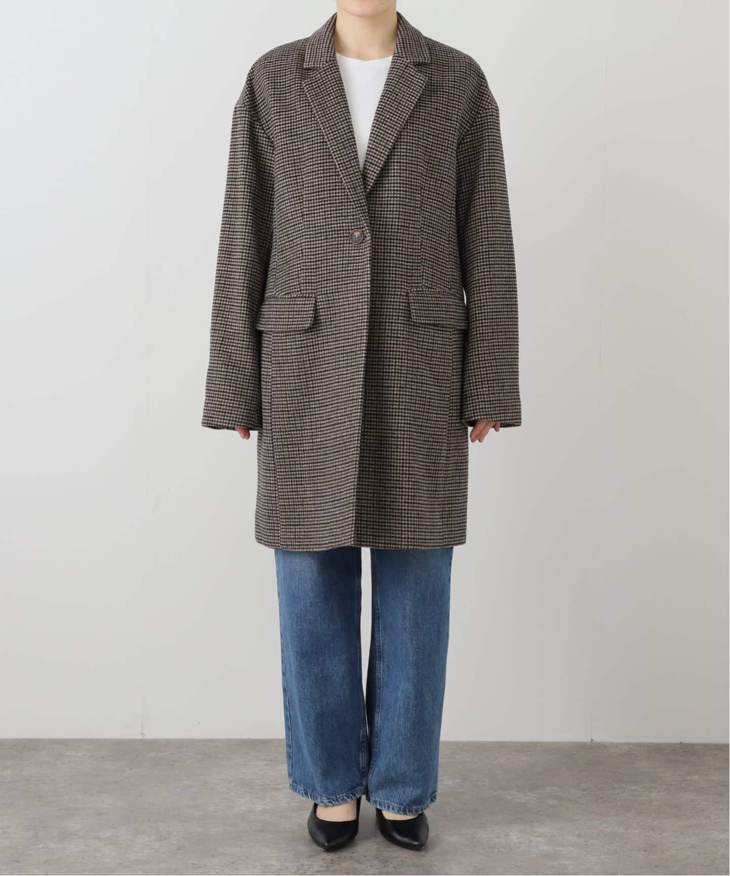 ウール混チェスターコート（チェスターコート）｜B.C STOCK（ベーセー