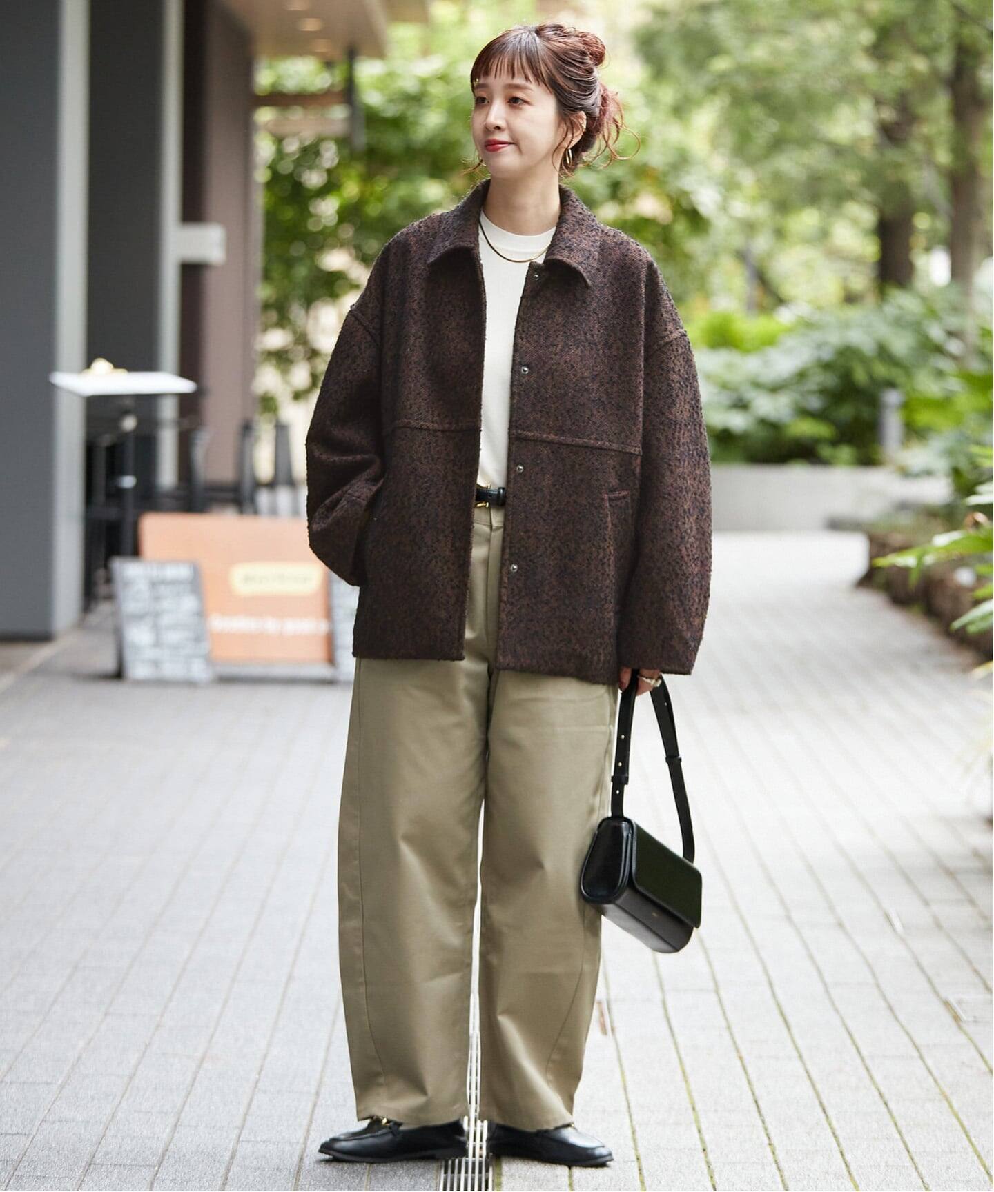 ブークレツイルショートコート（その他ブルゾン／アウター）｜B.C