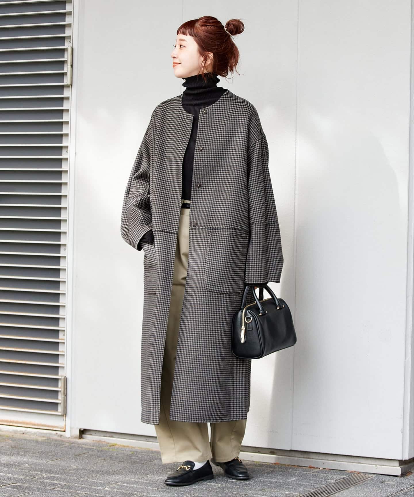 S120ブレンドリバーシブルコート（ノーカラーコート）｜B.C STOCK