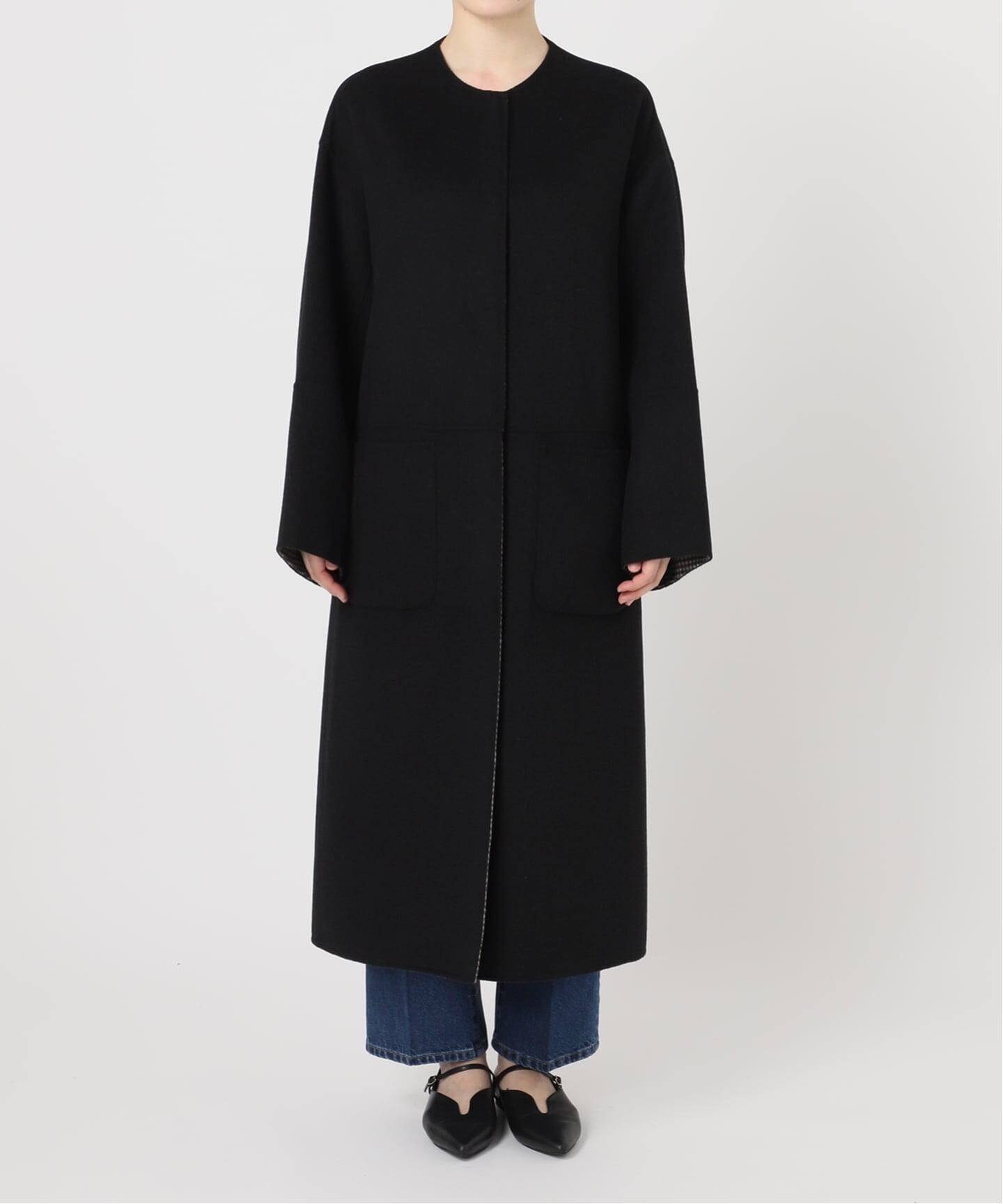 S120ブレンドリバーシブルコート（ノーカラーコート）｜B.C STOCK