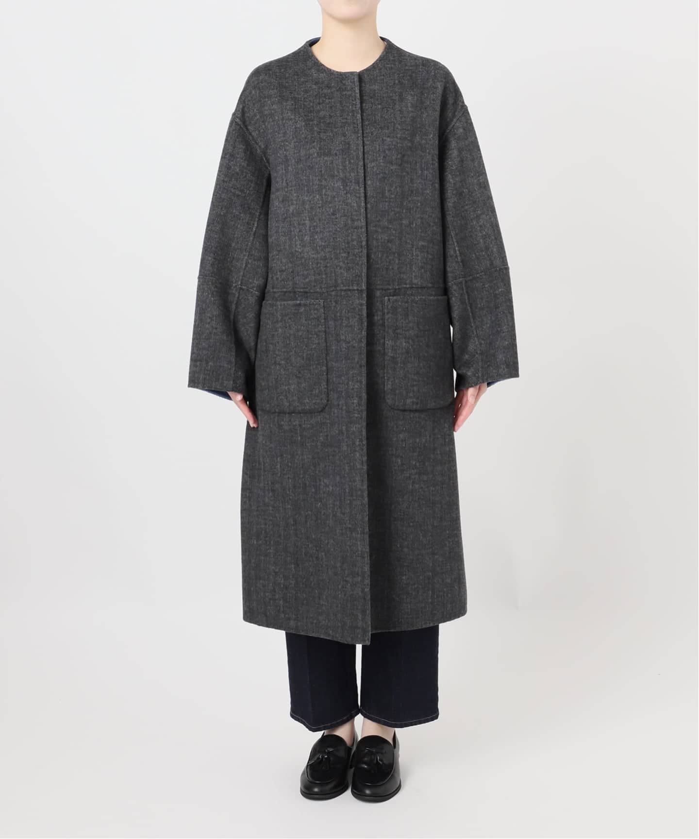 追加》S120ブレンドリバーシブルコート（ノーカラーコート）｜B.C