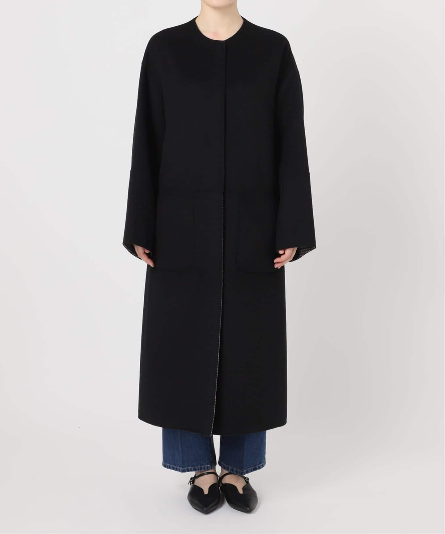 追加》S120ブレンドリバーシブルコート（ノーカラーコート）｜B.C