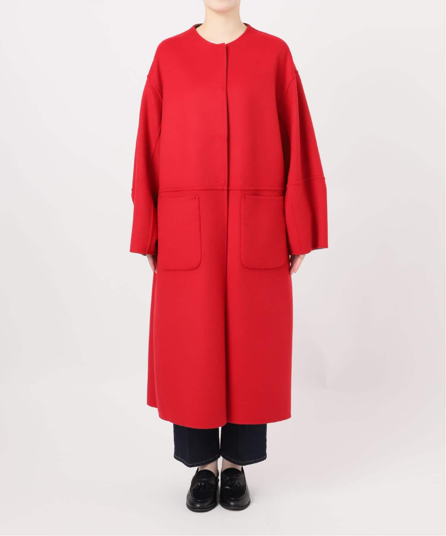 追加》S120ブレンドリバーシブルコート（ノーカラーコート）｜B.C