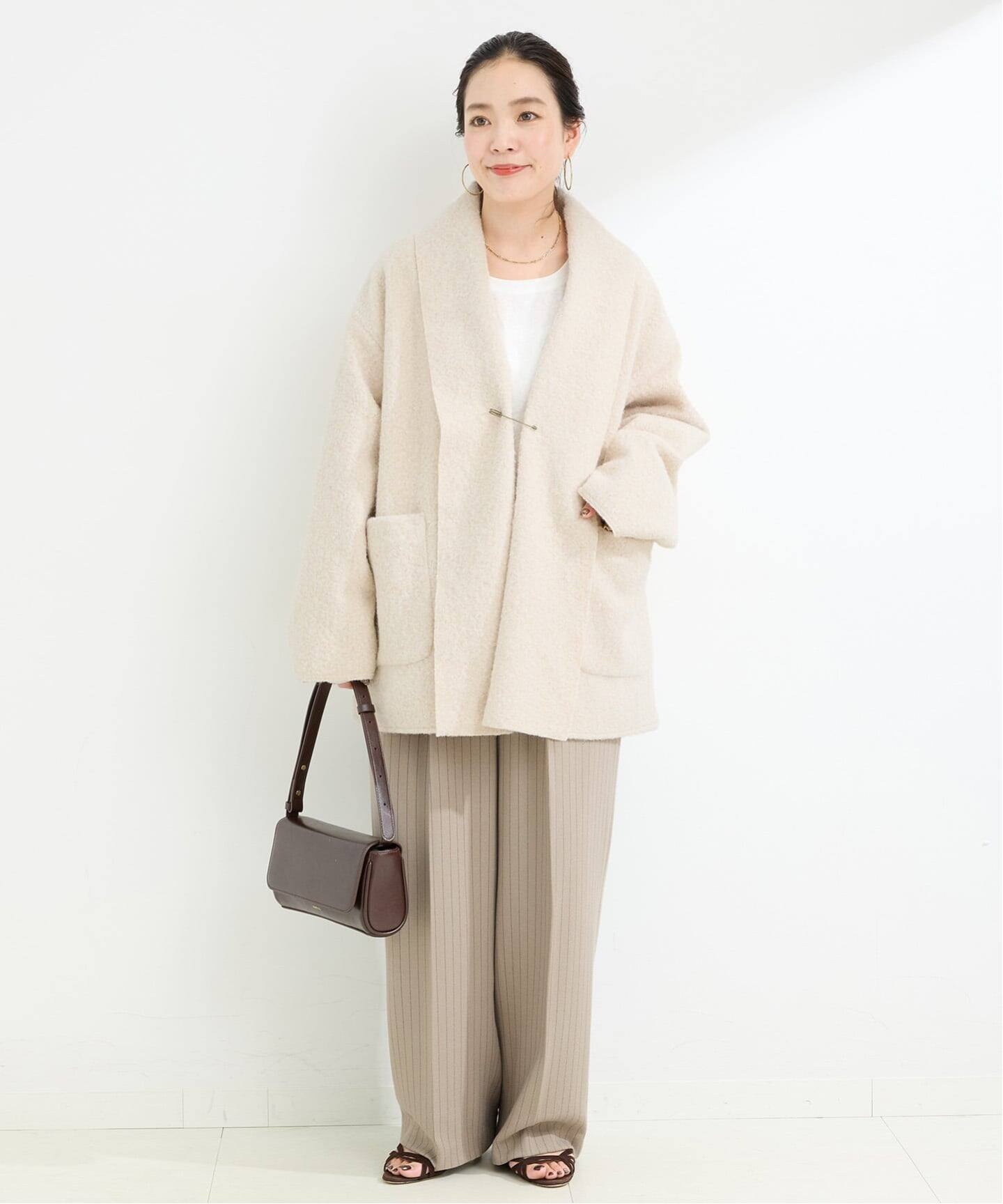 ブークレージャージ着流しコート（その他ブルゾン／アウター）｜B.C