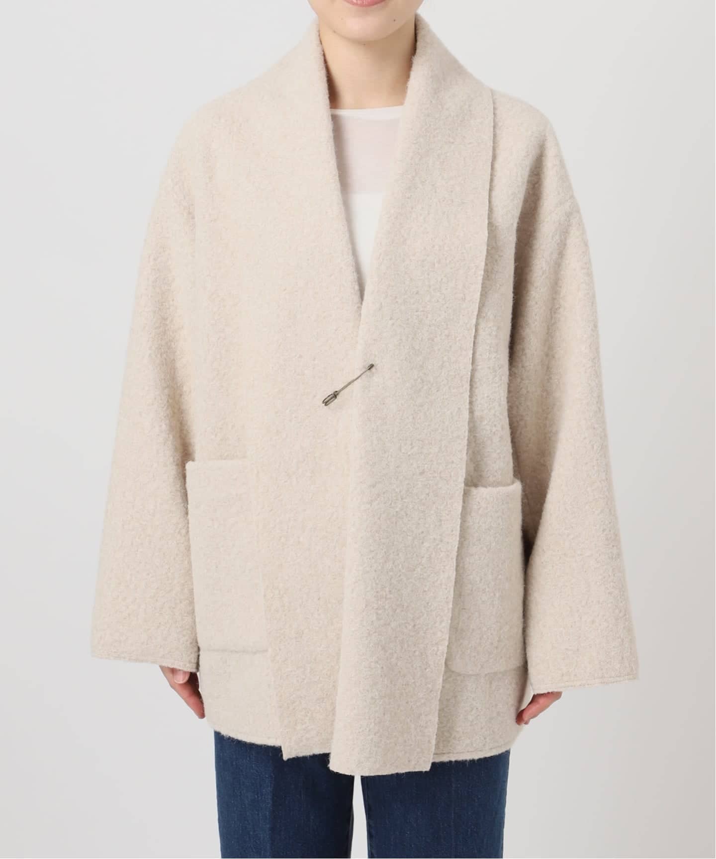 ブークレージャージ着流しコート（その他ブルゾン／アウター）｜B.C