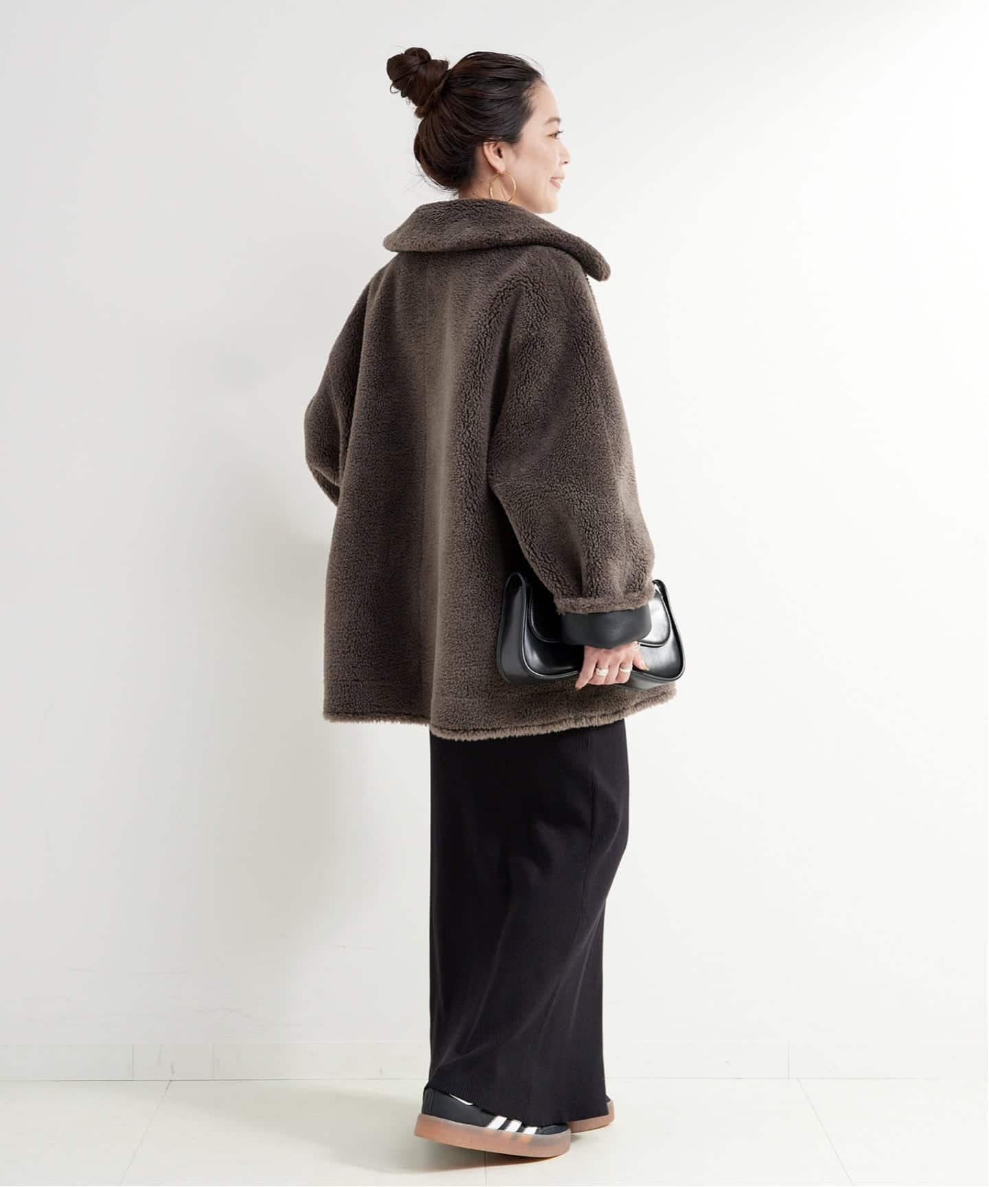 リバーシブルムートンライクコート（ムートンコート）｜B.C STOCK