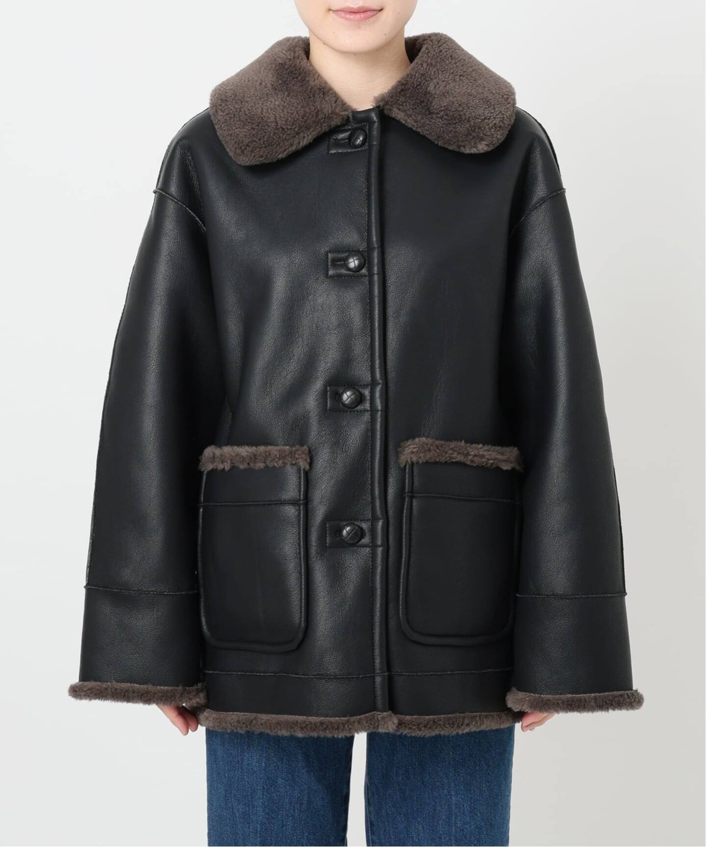 定価30万超 Chester Barri Savile Row ムートンコート 【公式通販】