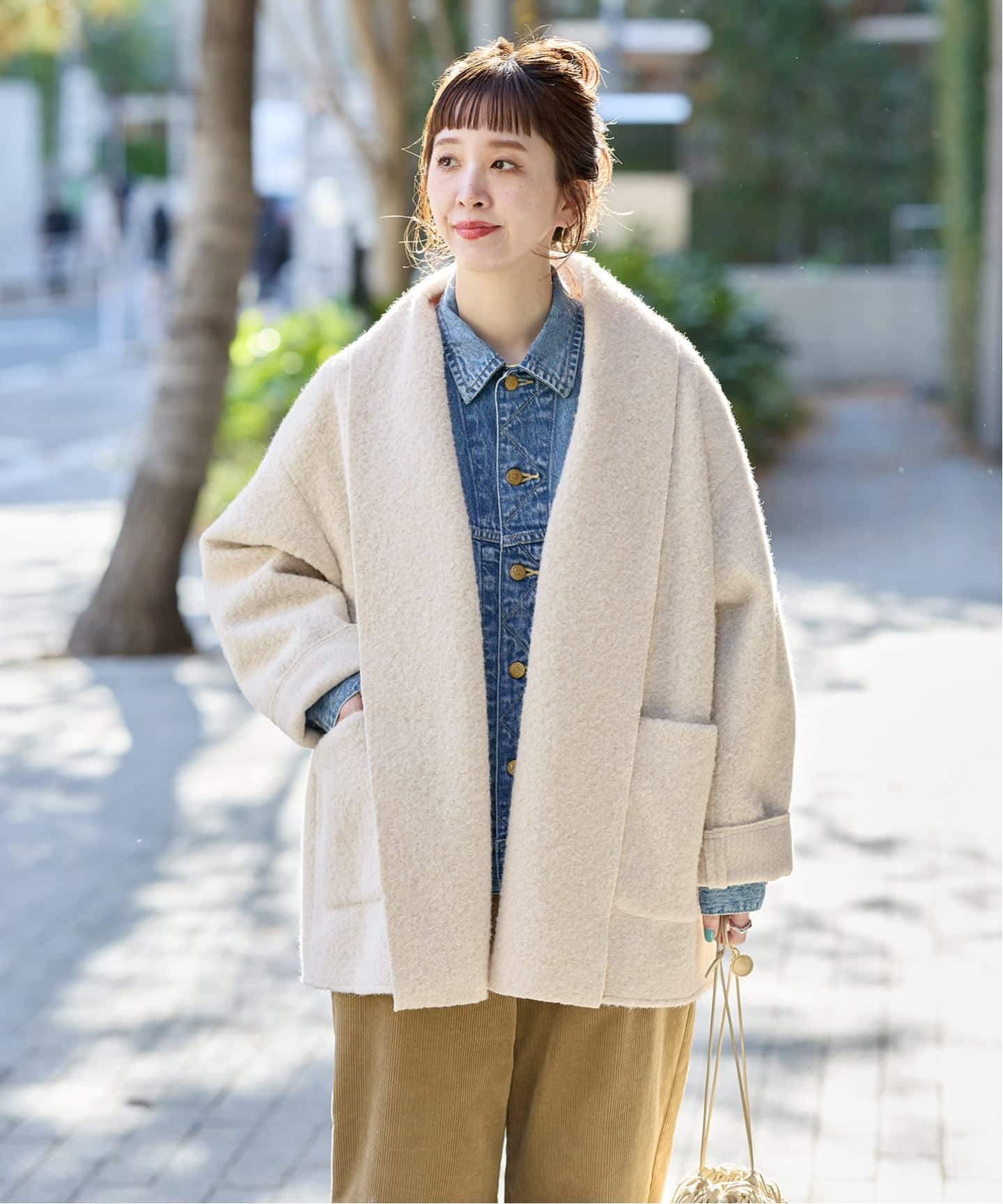 B.C STOCK ブークレージャージ着流しコート 追加》ブークレージャージ着流しコート（その他ブルゾン／アウター