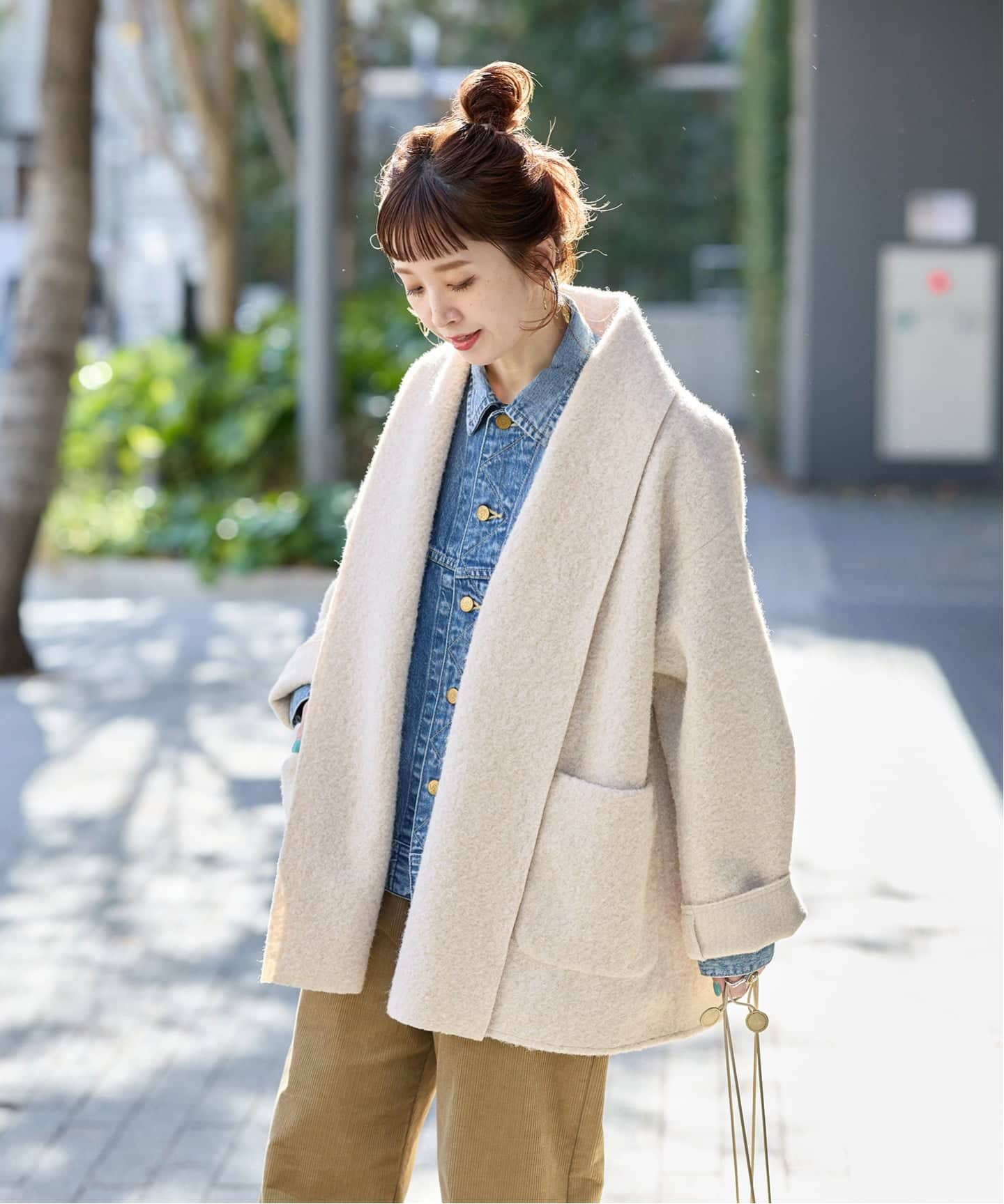 追加》ブークレージャージ着流しコート（その他ブルゾン／アウター