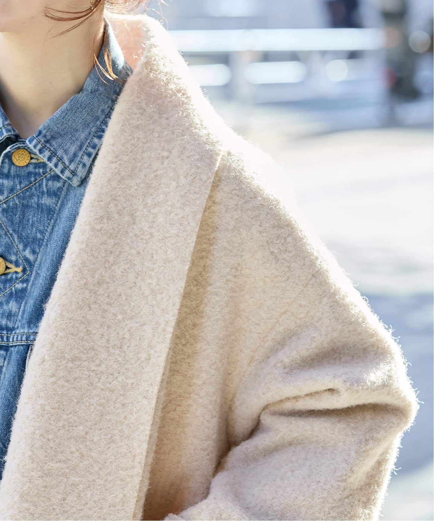 追加》ブークレージャージ着流しコート（その他ブルゾン／アウター