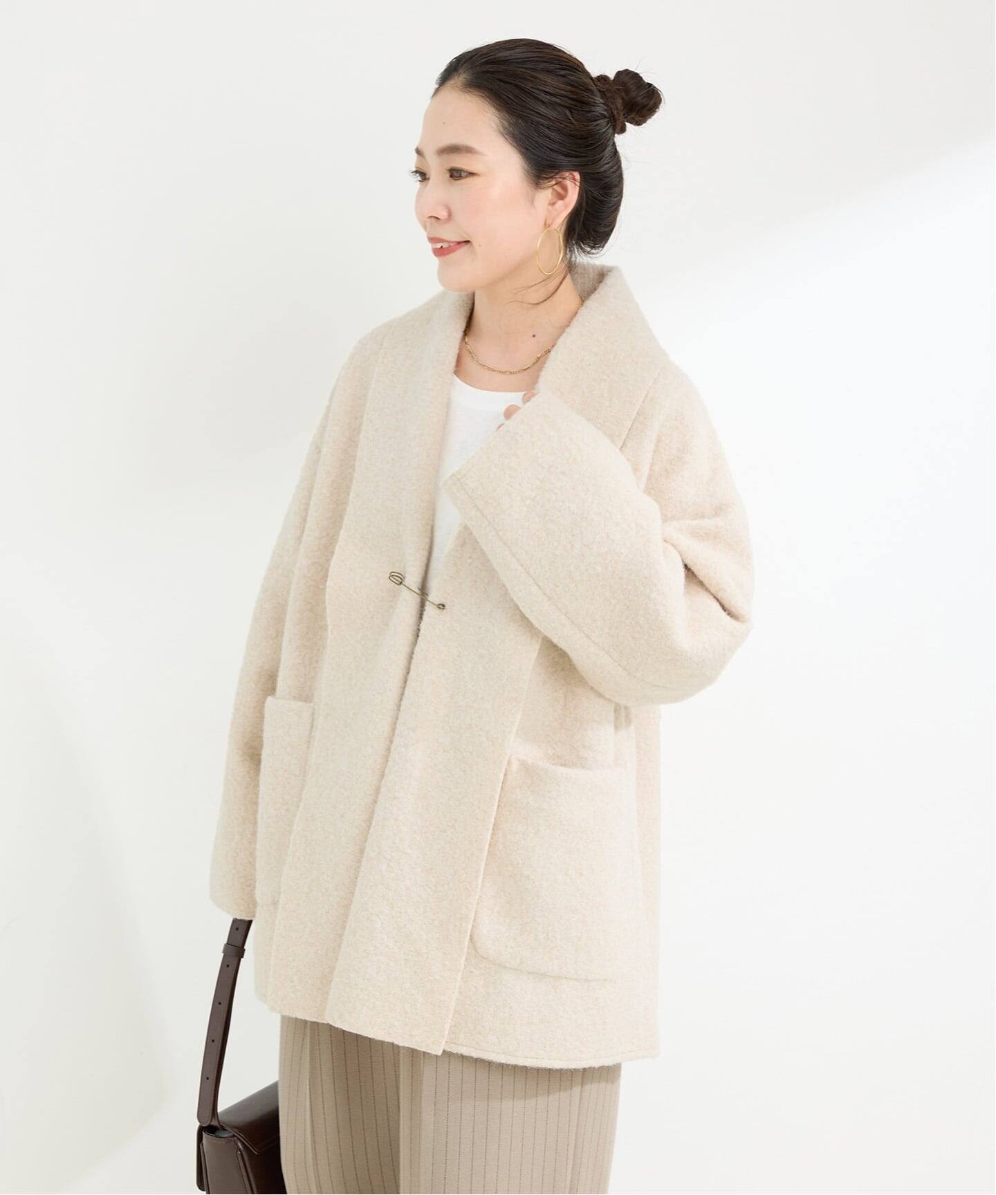 追加》ブークレージャージ着流しコート（その他ブルゾン／アウター