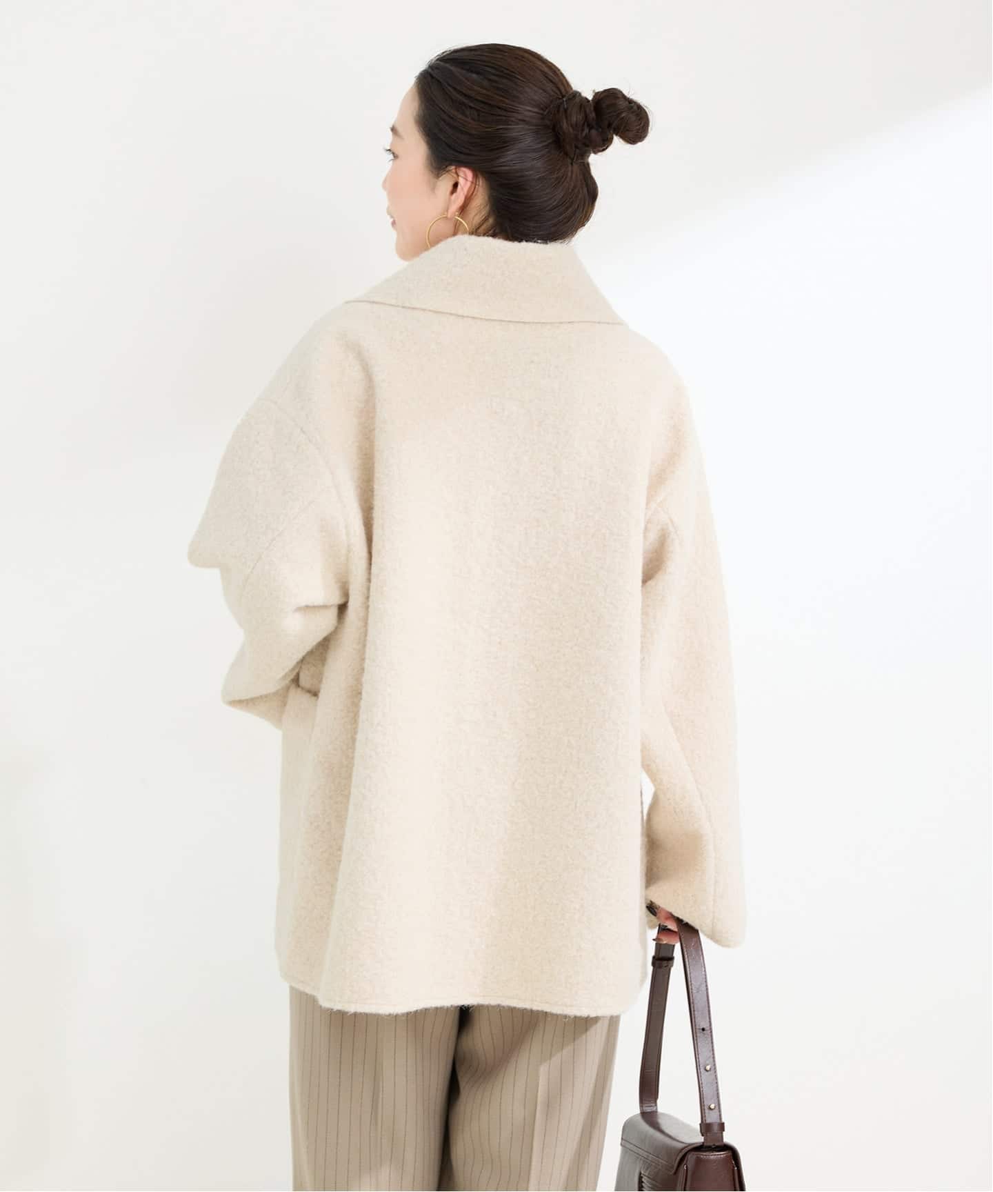 追加》ブークレージャージ着流しコート（その他ブルゾン／アウター