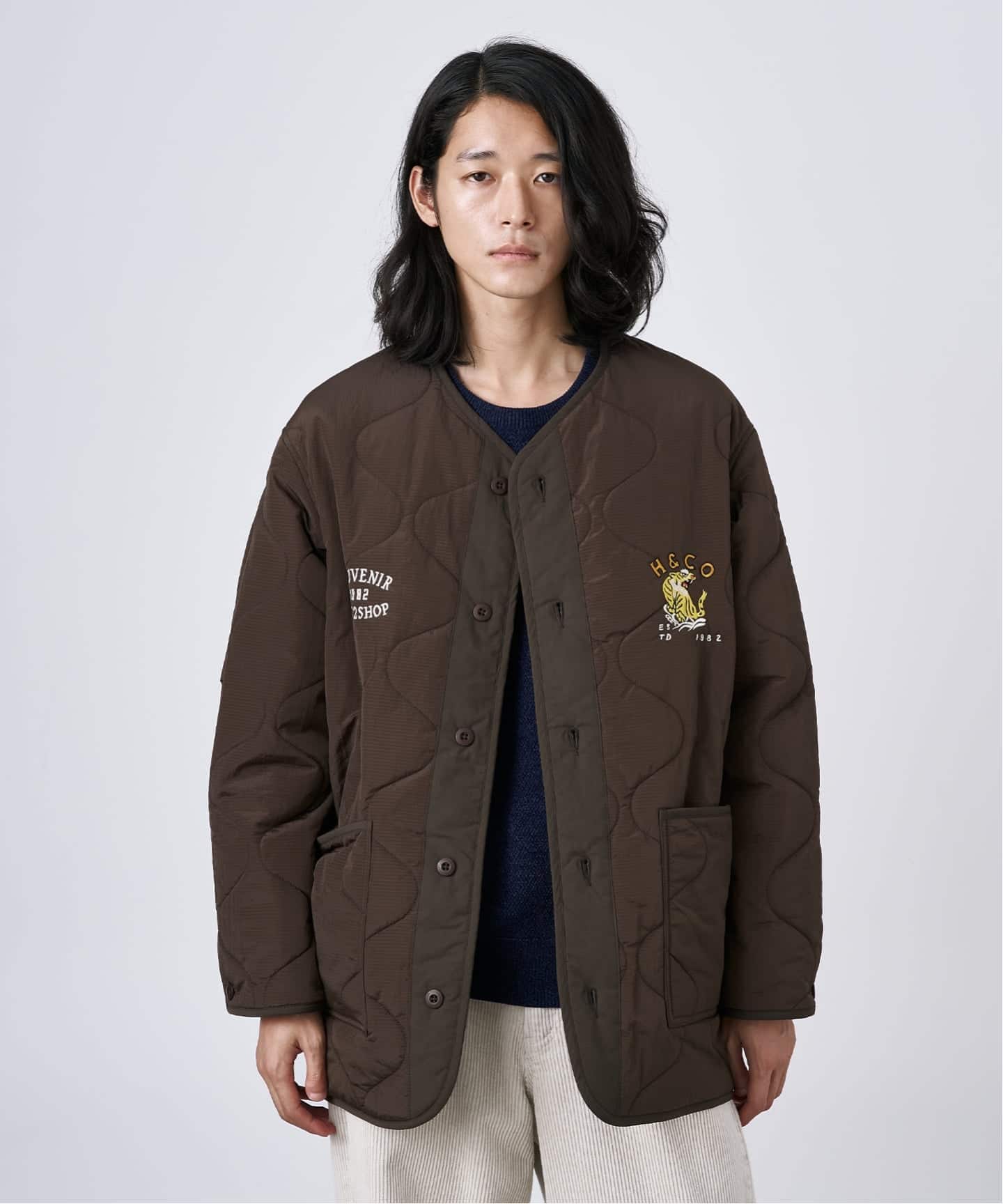 ベーセーストック（B．C STOCK）/HYO−HYO リップストップナイロン キルティングブルゾン HYO-HYO リップストップナイロン キルティングブルゾン（中綿