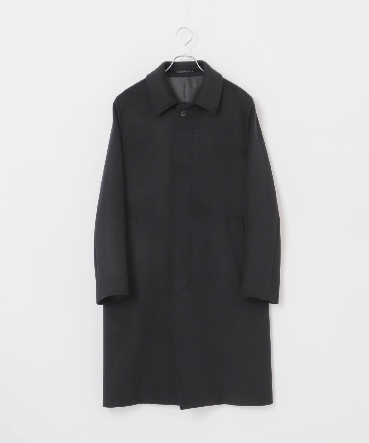ウールメルトンバルマカーンコート（ステンカラーコート）｜B.C STOCK