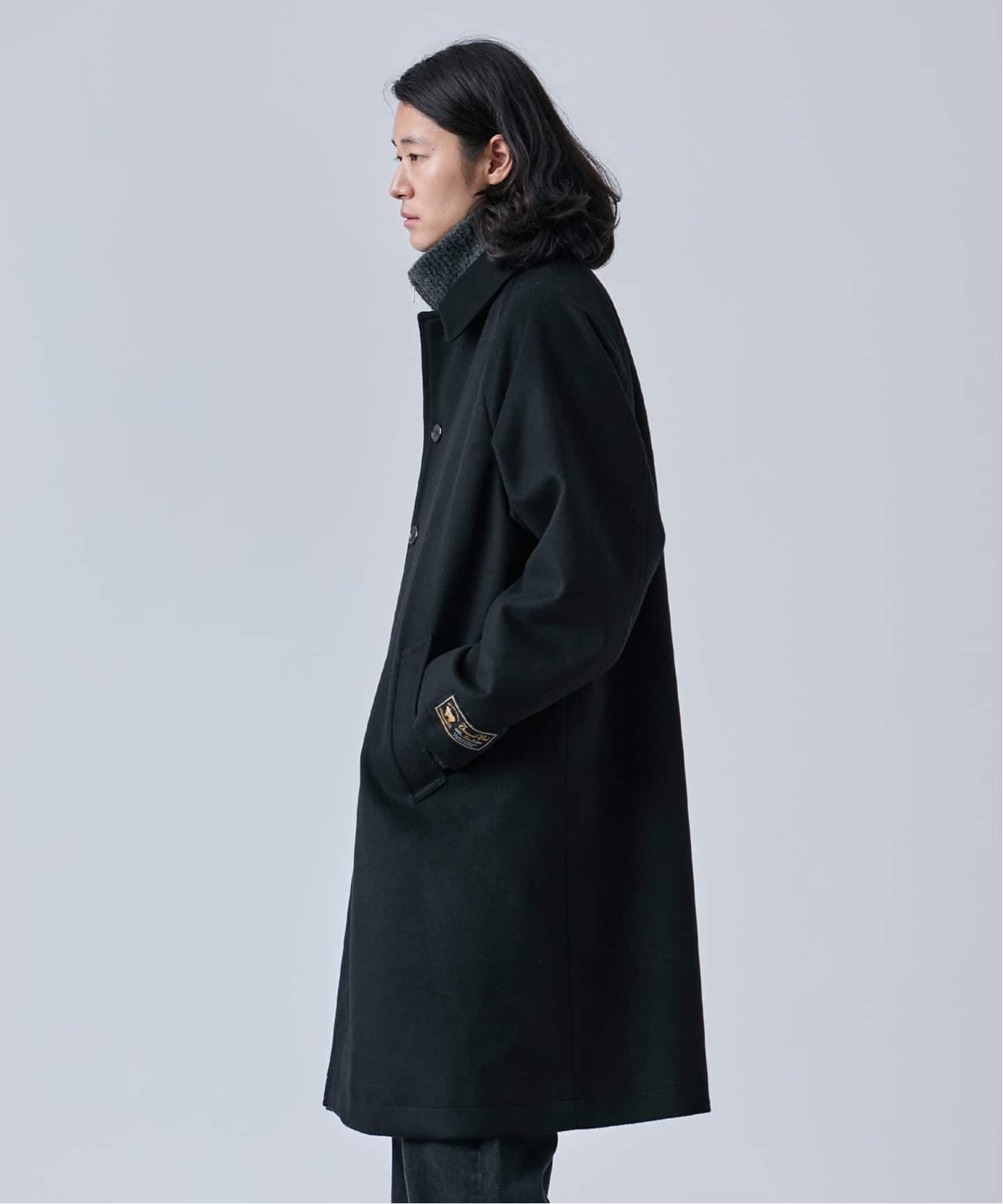 タスマニアウール ウインドシャット ステンカラーコート（ステンカラー