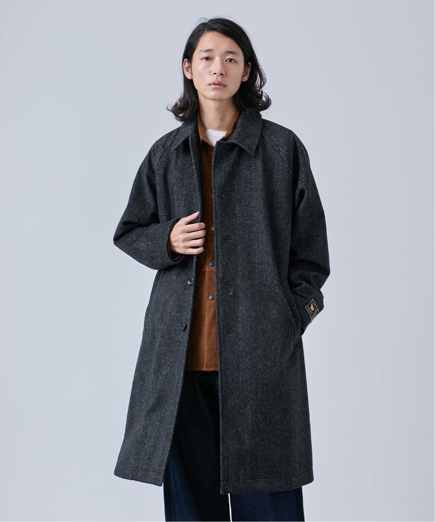 プライド　タスマニアウールミドルコート40 2WAYミリタリーミドルコート｜WOMEN｜250HSM30-114B｜AZUL BY