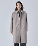 タスマニアウール ウインドシャット ステンカラーコート