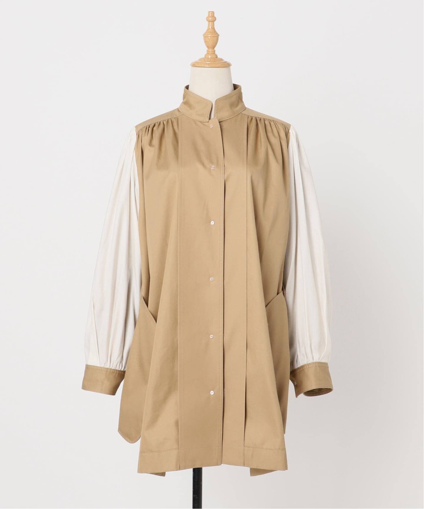 新品タグ　EDIT.FOR LULU ギャバジンパフスリーブコート EDIT.FOR LULU｜ギャバジンパフスリーブコート | Rakuten Fashion(楽天