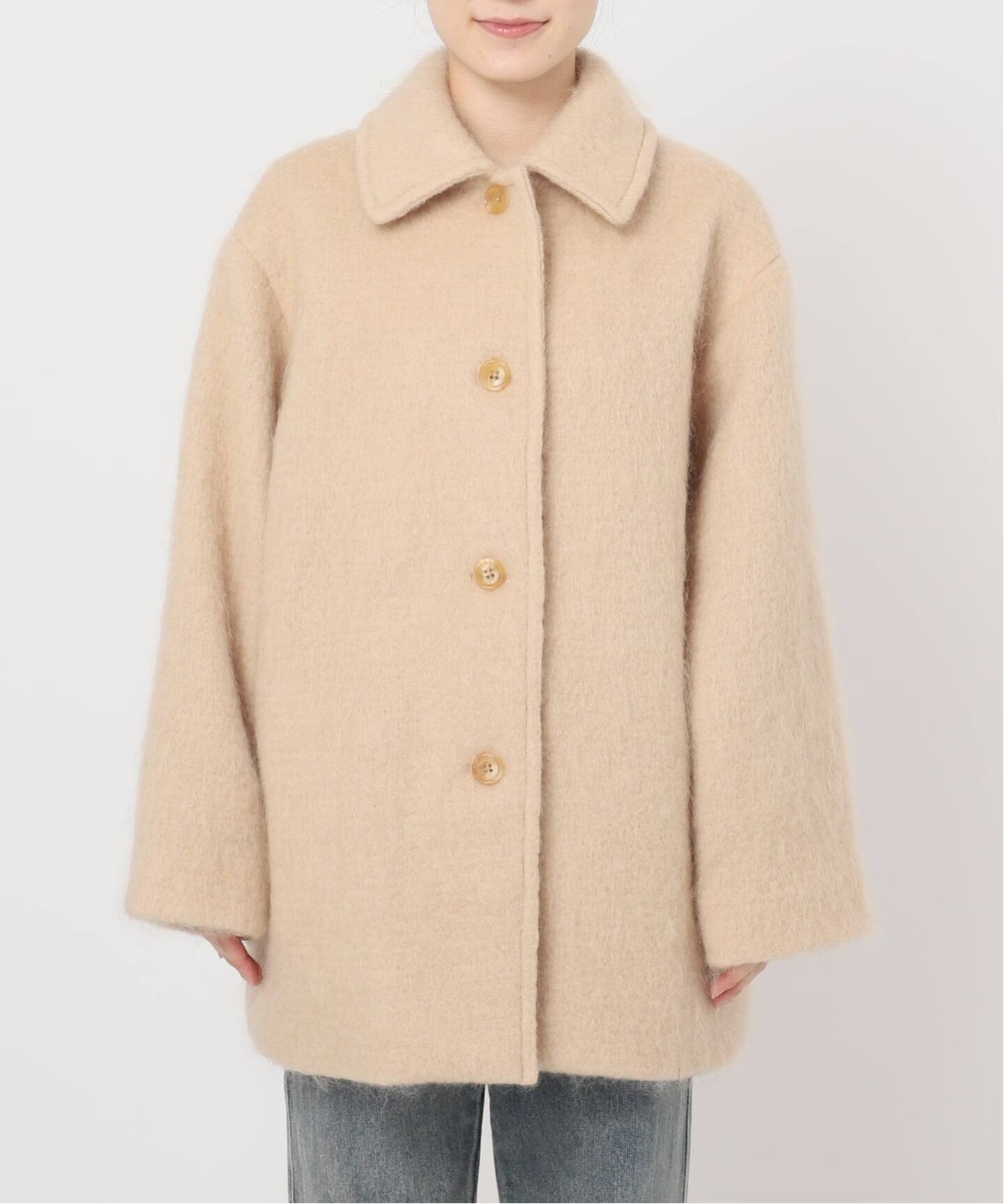 shaggy coat 2024年　ネイビー　EDIT FOR LULU 追加2》シャギーコート（その他ブルゾン／アウター）｜EDIT.FOR LULU