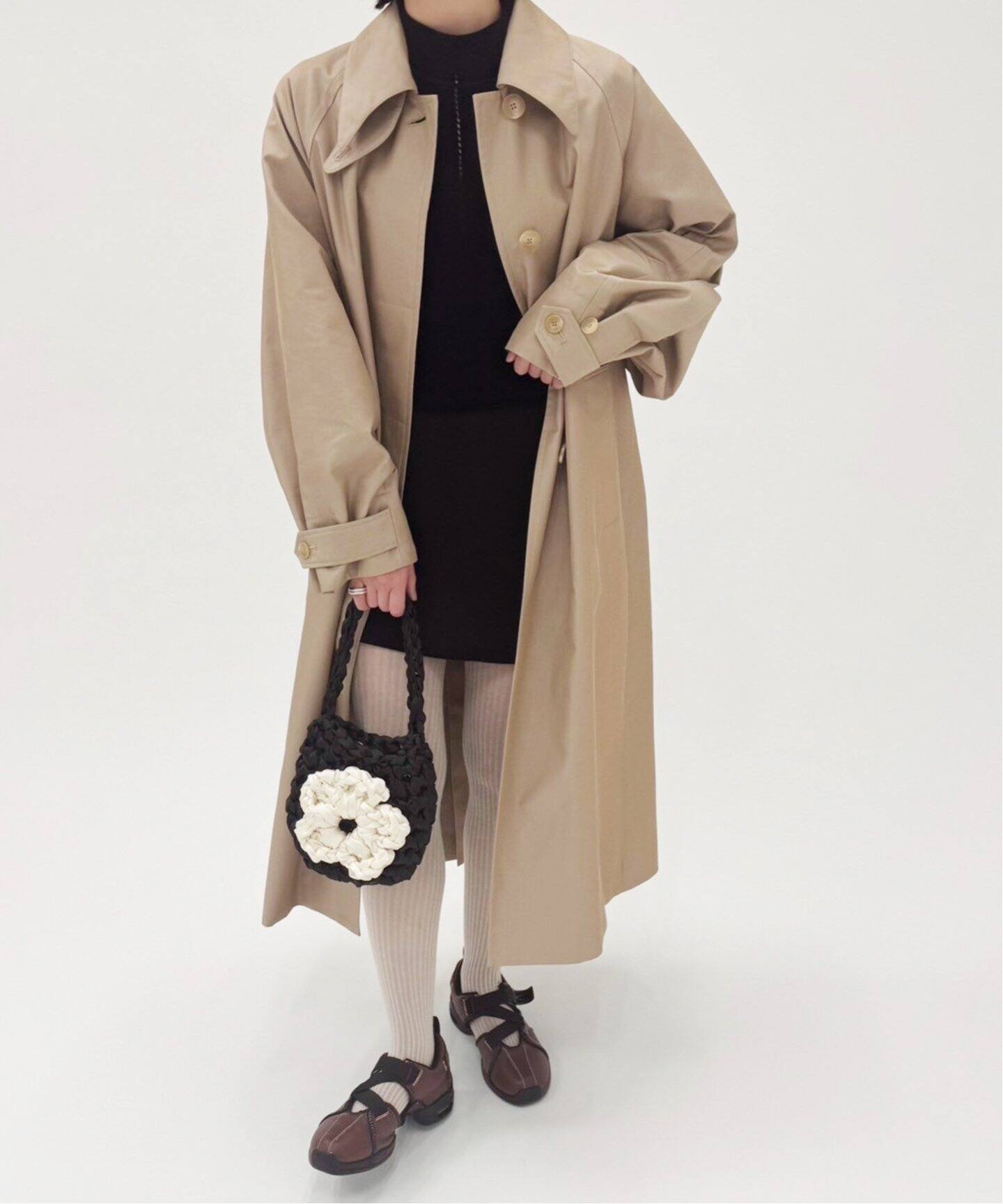 abc ギャバ ステンコート（ステンカラーコート）｜EDIT.FOR LULU  