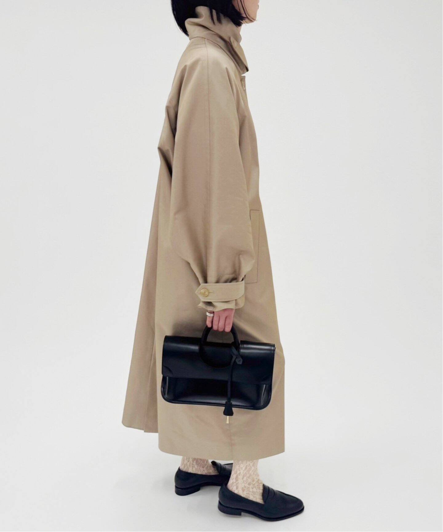 abc ギャバ ステンコート（ステンカラーコート）｜EDIT.FOR LULU  