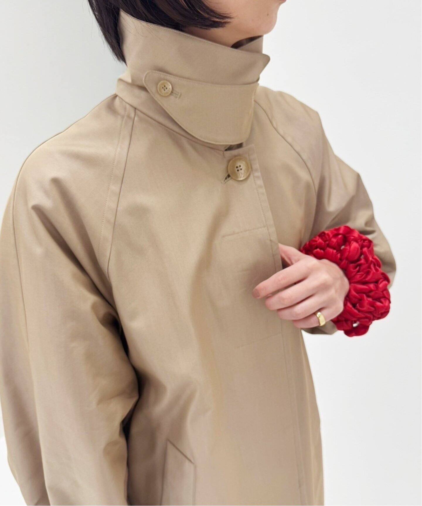 abc ギャバ ステンコート（ステンカラーコート）｜EDIT.FOR LULU  